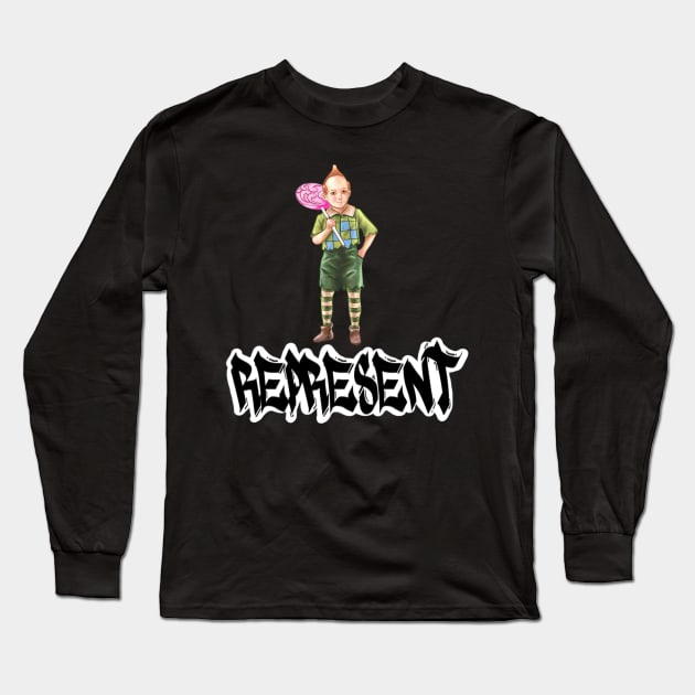 Represent Long Sleeve T-Shirt by UnleashedCreationz